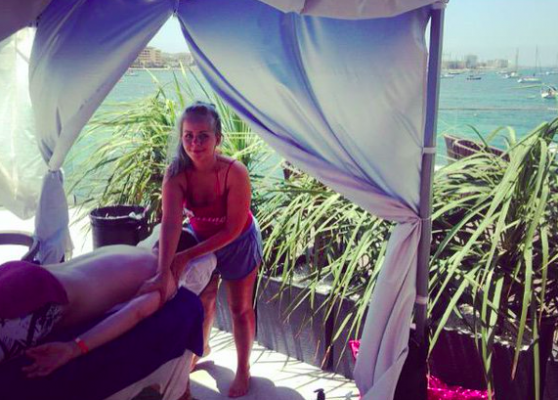 Jamie Massage Beach Ibiza