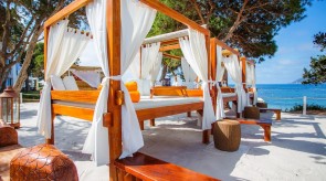 VIP bed | Nikki Beach Ibiza